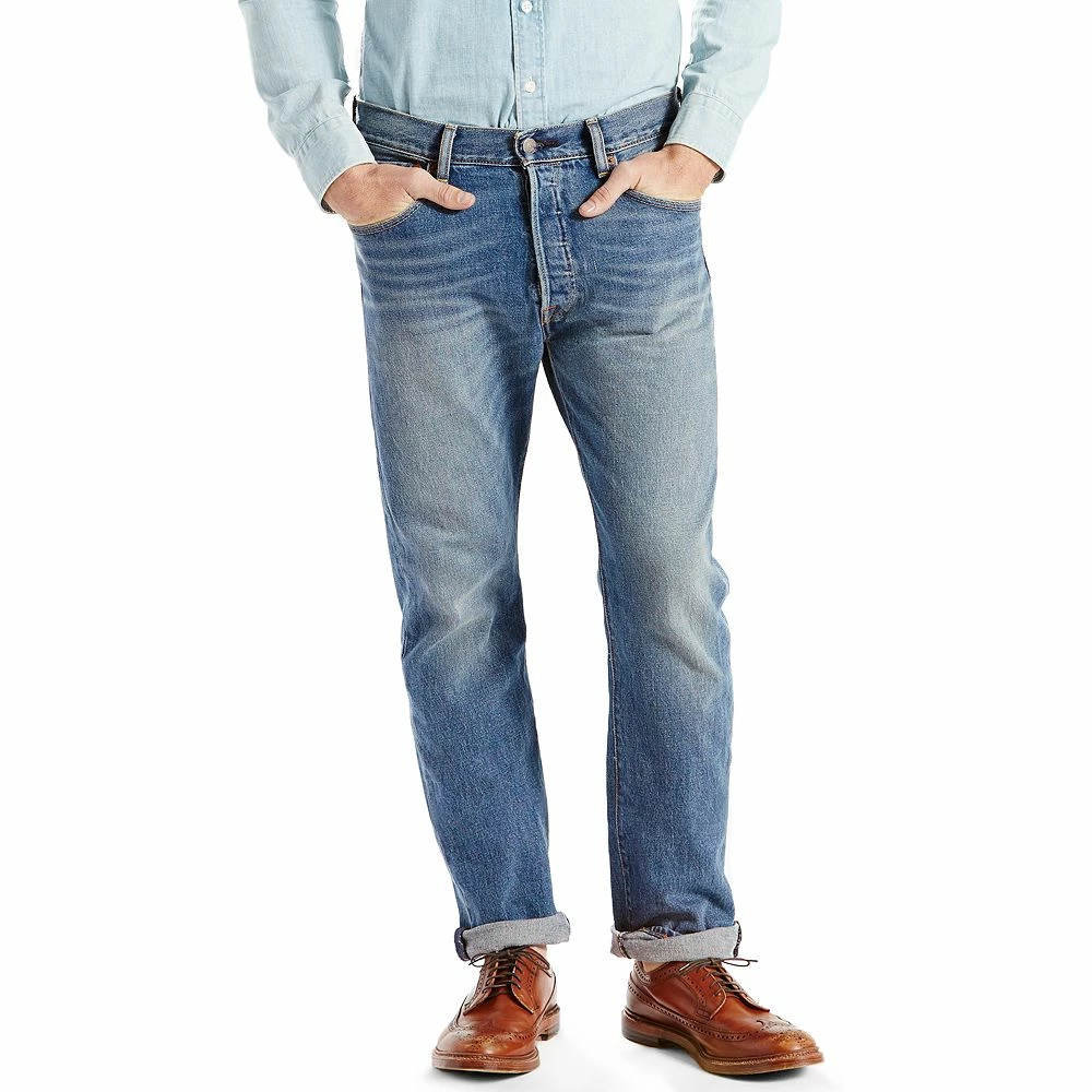 Men's Levi's® 501™ Original-Fit Stretch Jeans - Image 3