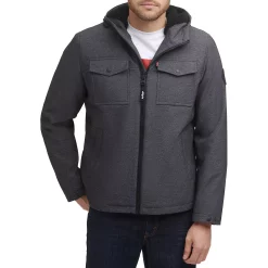 Men's Levi's® Softshell Sherpa-Lined Hooded Performance Jacket