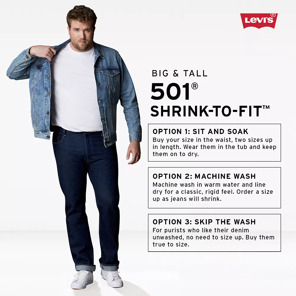 Big & Tall Levi's® 501™ Jeans - Image 4