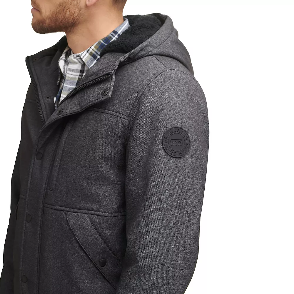 Men's Levi's® Soft-Shell Sherpa-Lined Bomber Jacket - Image 5