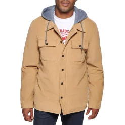 Men's Levi's® Corduroy Sherpa-Lined Hooded Shacket