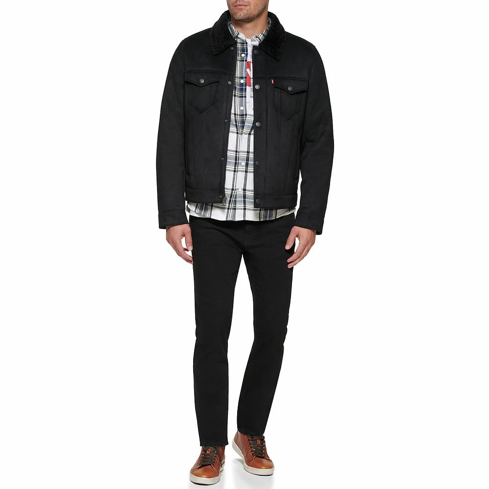 Men's Levi's® Faux-Shearling Trucker Jacket - Image 6