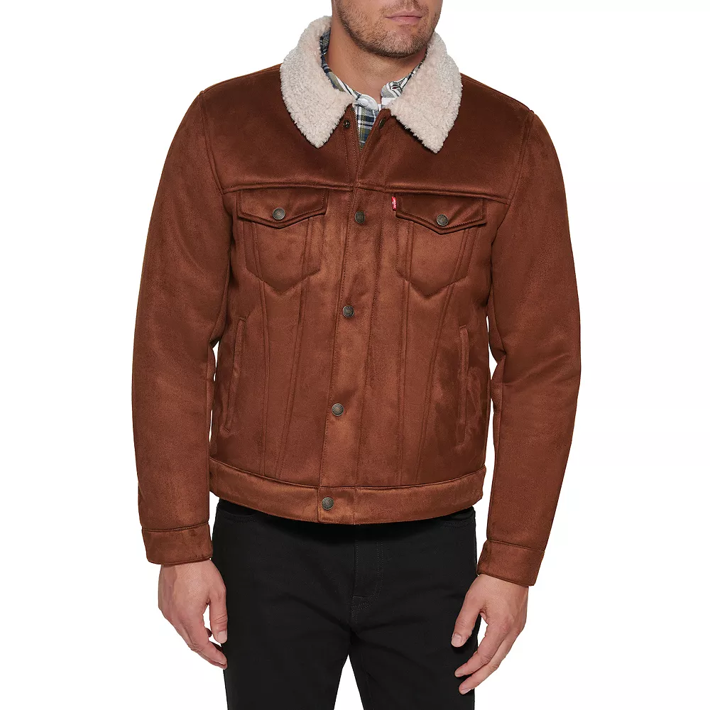 Men's Levi's® Faux-Shearling Trucker Jacket - Image 3