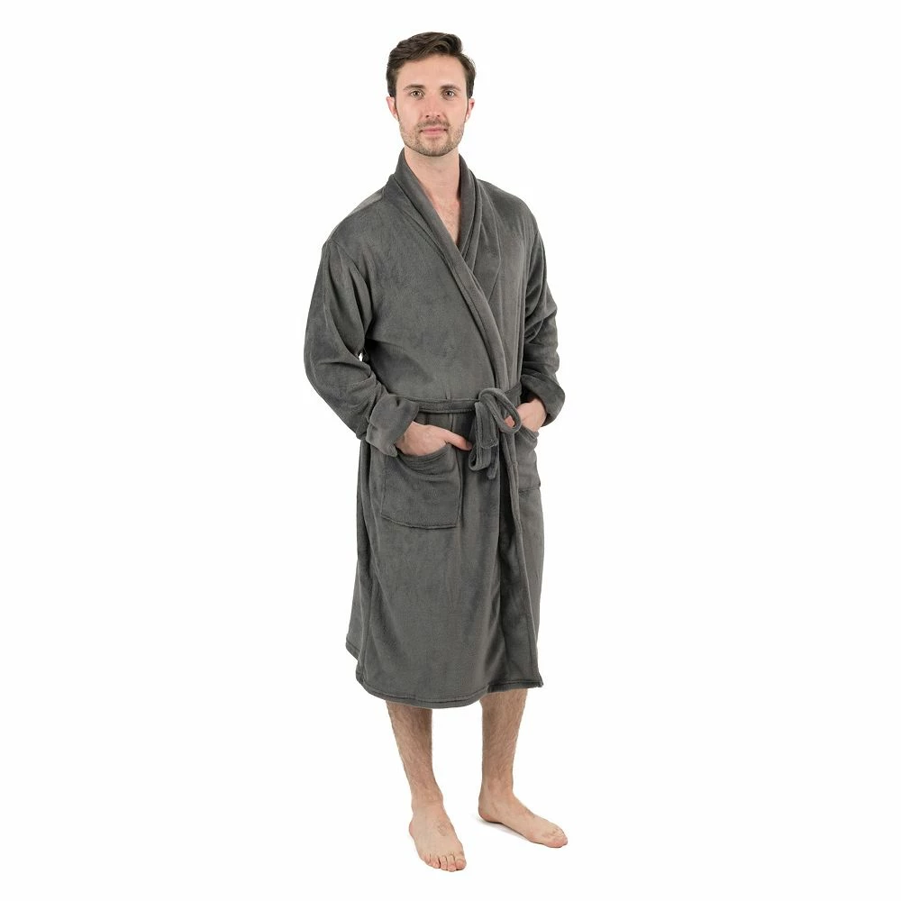 Leveret Mens Fleece Robe